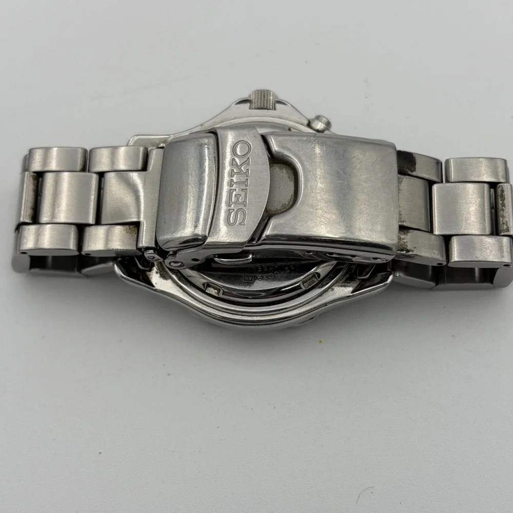 Seiko Watch SKH191 Kinetic Sports 200 Black Dial